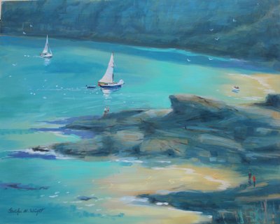 Salcombe Starehole Bay von Jennifer Wright